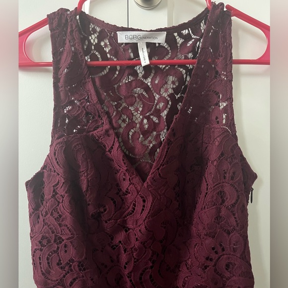 BCBG Maroon Dress - Picture 2 of 3
